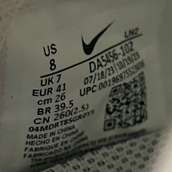 Nike Vapor Edge Pro 360 2 “White Silver” Men’s Size 8-13 Football Cleats - Picture 8 of 14